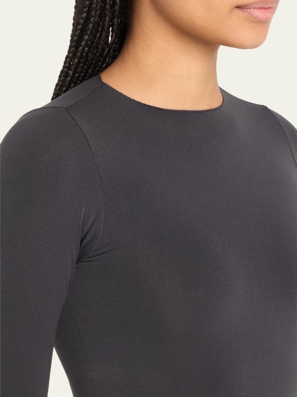 SKIMS Essential Smoothing Long-Sleeve Bodysuit - Picture 2 of 4